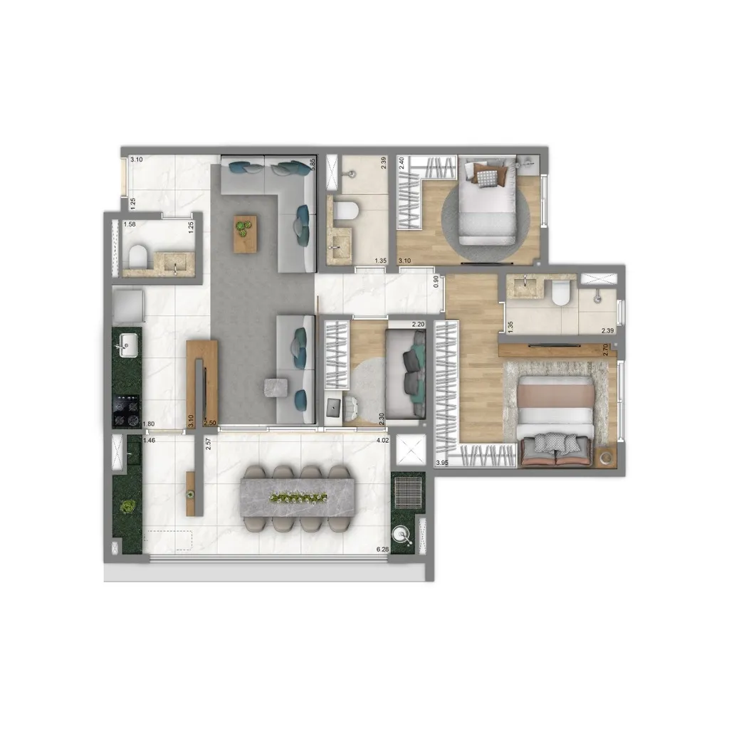 Imagem Living Duett Mooca - Living Duett Mooca