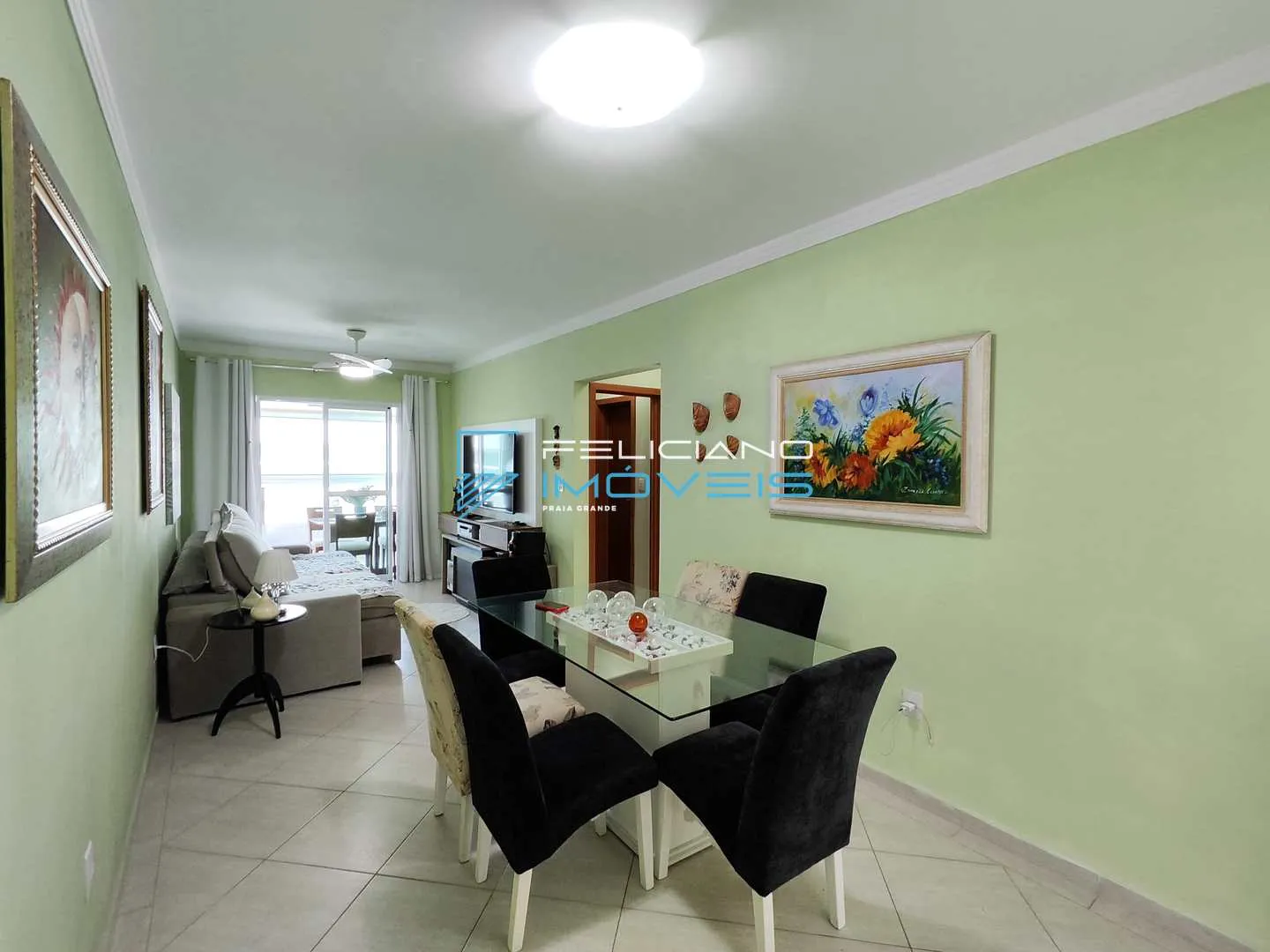 Imagem Apartamento com 2 dorms, Aviação, Praia Grande - R$ 542 mil, Cod: 4174