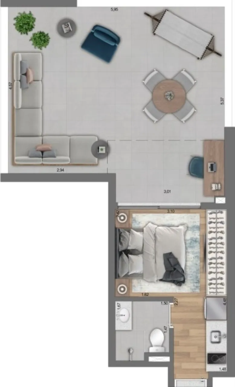 Imagem STUDIO RESIDENCIAL em São Paulo - SP, Paraíso