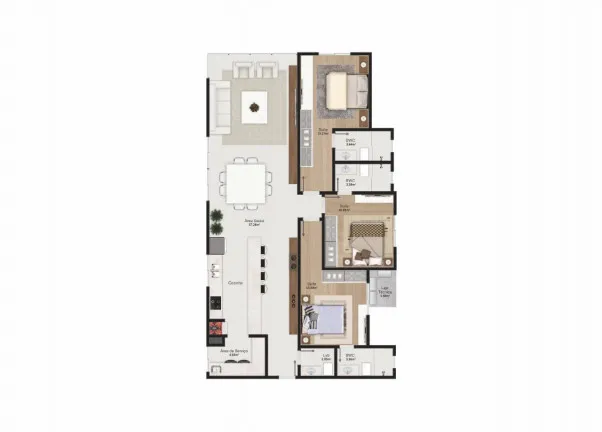 Imagem Apartamento com 3 Quartos à Venda, 126 m² em Pioneiros - Balneário Camboriú