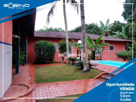 Foto do imóvel Casa à venda de 2 lotes, com 5 dormitórios 4 suítes 357m² - Riviera de São Lourenço - Bertioga SP