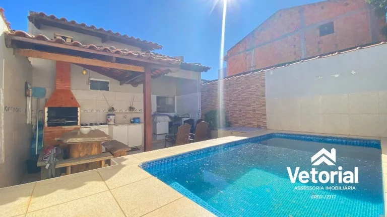 Imagem Imperdível Casa à Venda em Barreiras-BA, Morada da Lua: 3 Quartos, 1 Suíte, 1 Sala, 2 Vagas de Garagem e área de lazer!