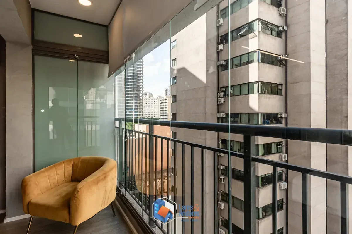 Imagem Studio para venda em Indianópolis com 1 quarto, 25m²