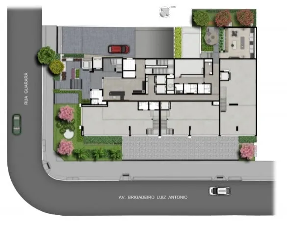 Imagem Apartamentos no bairro Jardim Paulista em São Paulo. Preço e disponibilidade do imóvel sujeitos a...