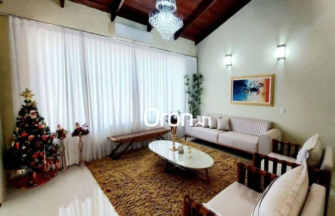 Imagem Sobrado mobiliado com 4 dormitórios à venda, 500 m² por R$ 4.200.000 - Residencial Aldeia do Vale - Goiânia/GO