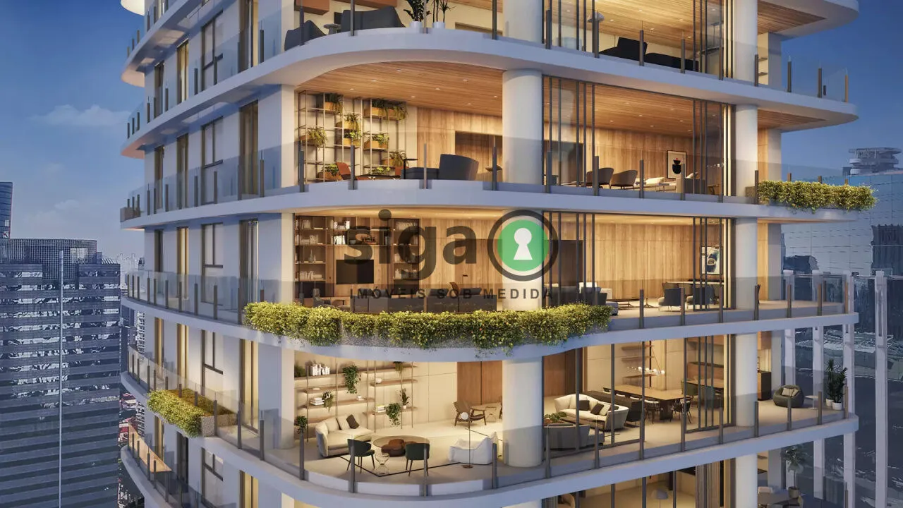 Imagem Apartamento à venda no Itaim Bibi com 4 Suítes e 5 Vagas - São Paulo