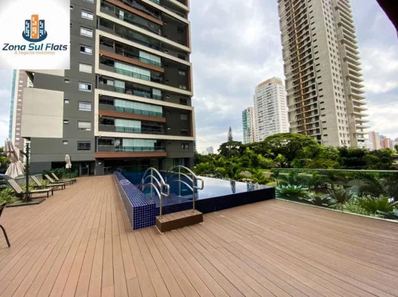 Imagem Apartamento Mobiliado e Decorado à Venda No Brooklin Com 1 Suíte e 2 Vagas