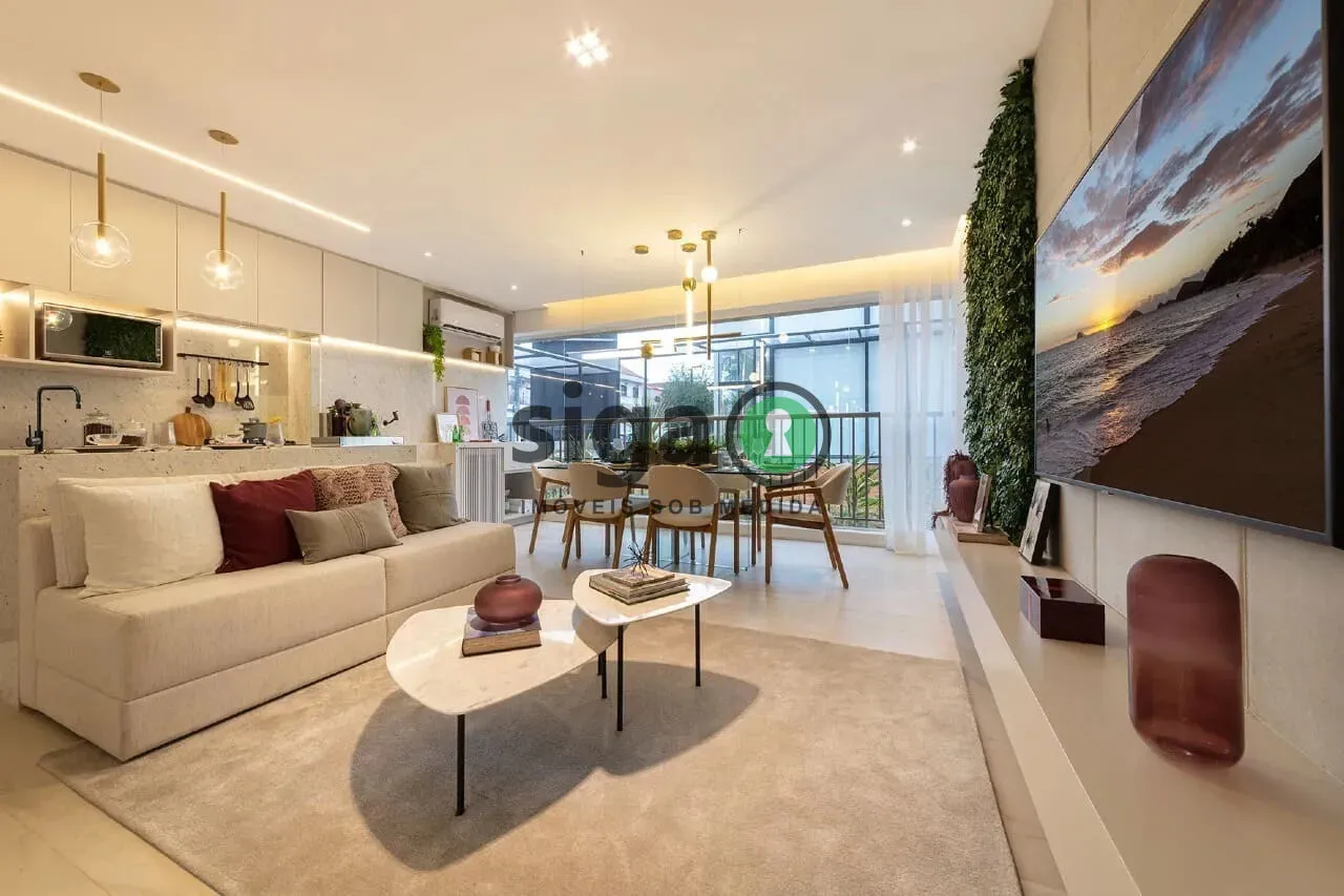 Foto do imóvel APARTAMENTO MOBILIADO 79M² - 3 DORMS E 1 VAGA - DECORADO E PRONTO PARA MORAR
