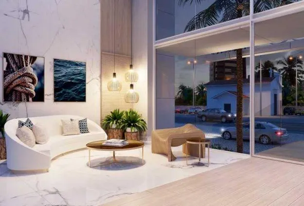 Imagem Flat pé na areia no Bessa com varanda gourmet, mobiliado, lazer completo e excelente potencial para moradia ou investimento.
