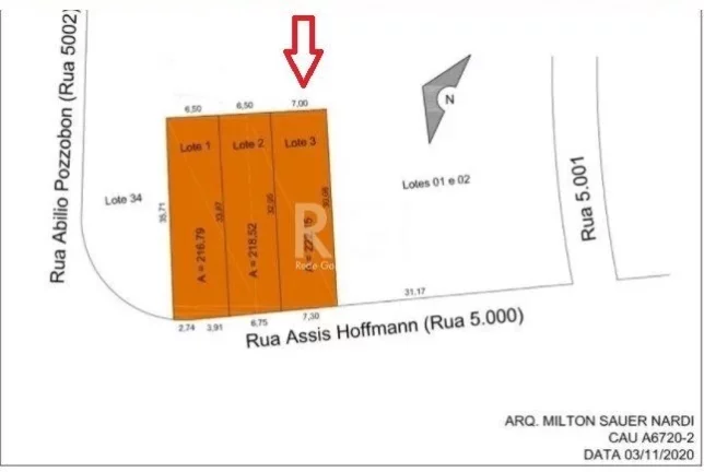 Imagem Terreno/Lote Residencial para venda no bairro Vila Nova em Porto Alegre