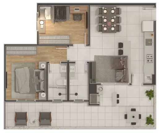 Imagem Fontana Dell Organo - Apartamento à venda no bairro Cordeiros - Itajaí/SC