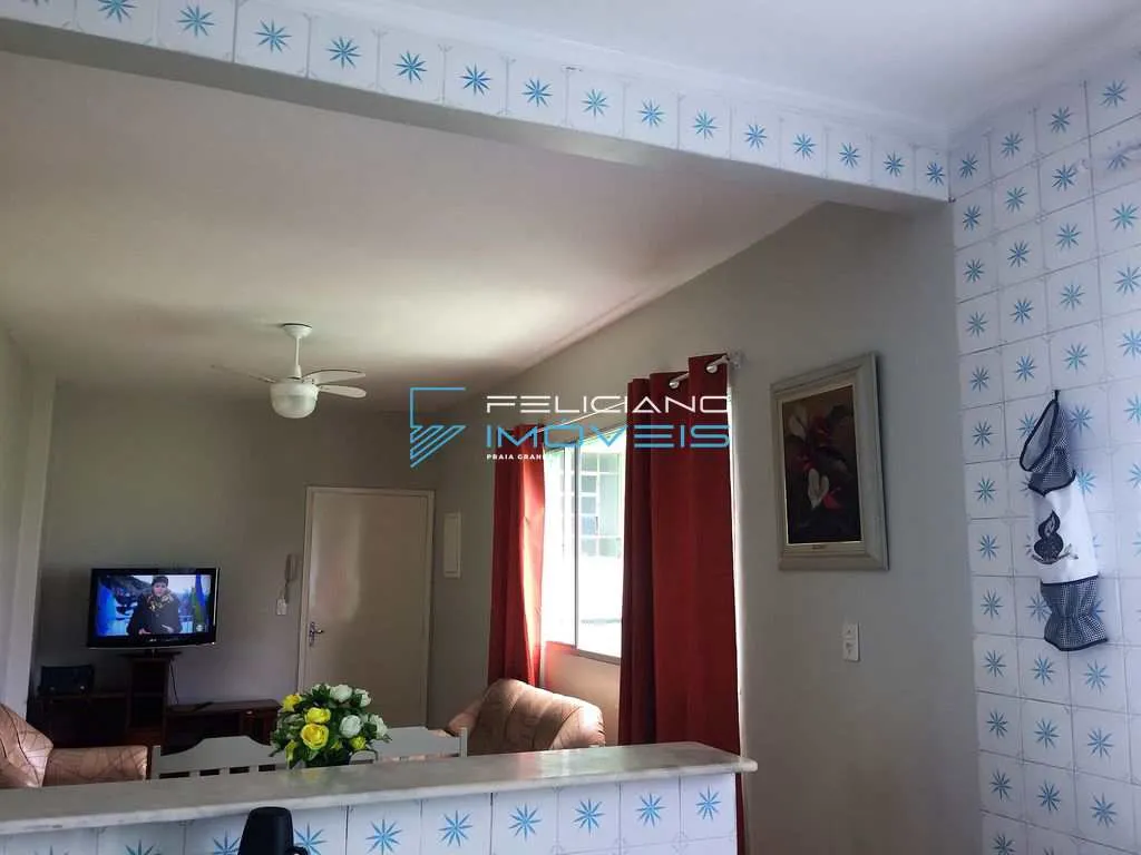 Imagem Apartamento com 2 quartos, Mirim, Praia Grande - R$ 350 mil, Cod: 6166