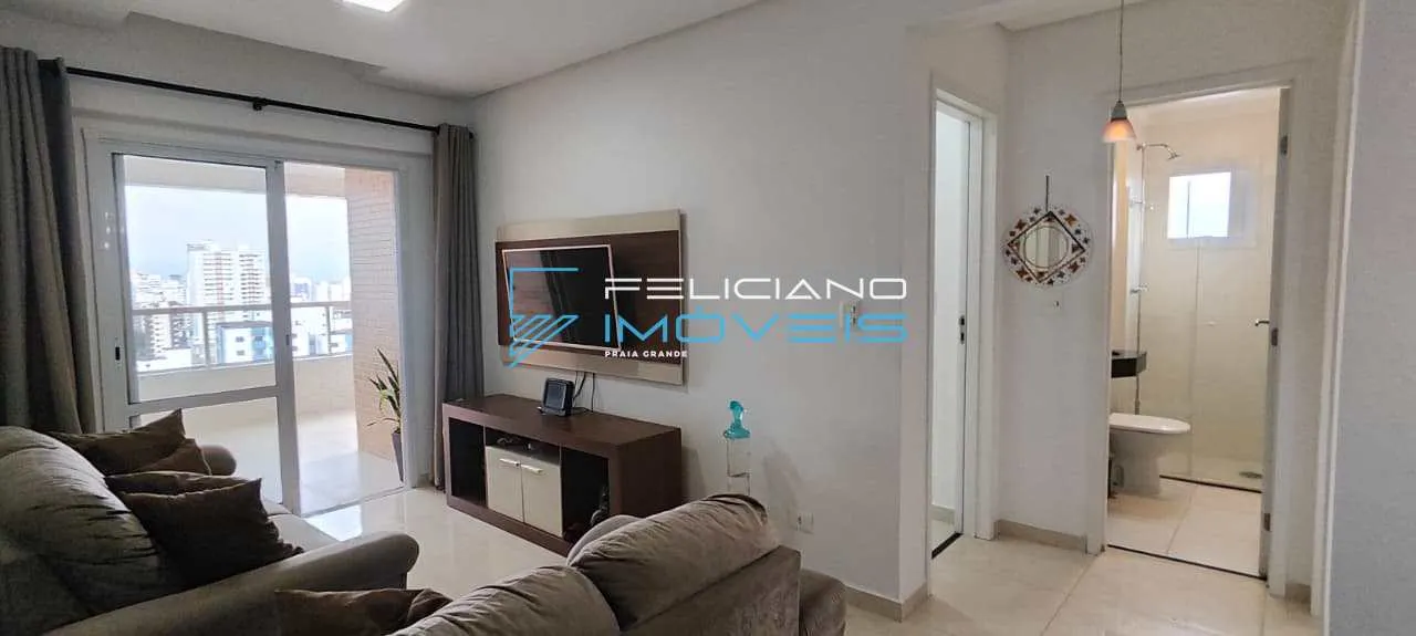 Imagem Apartamento com 2 quartos, Aviação, Praia Grande - R$ 625 mil, Cod: 6830
