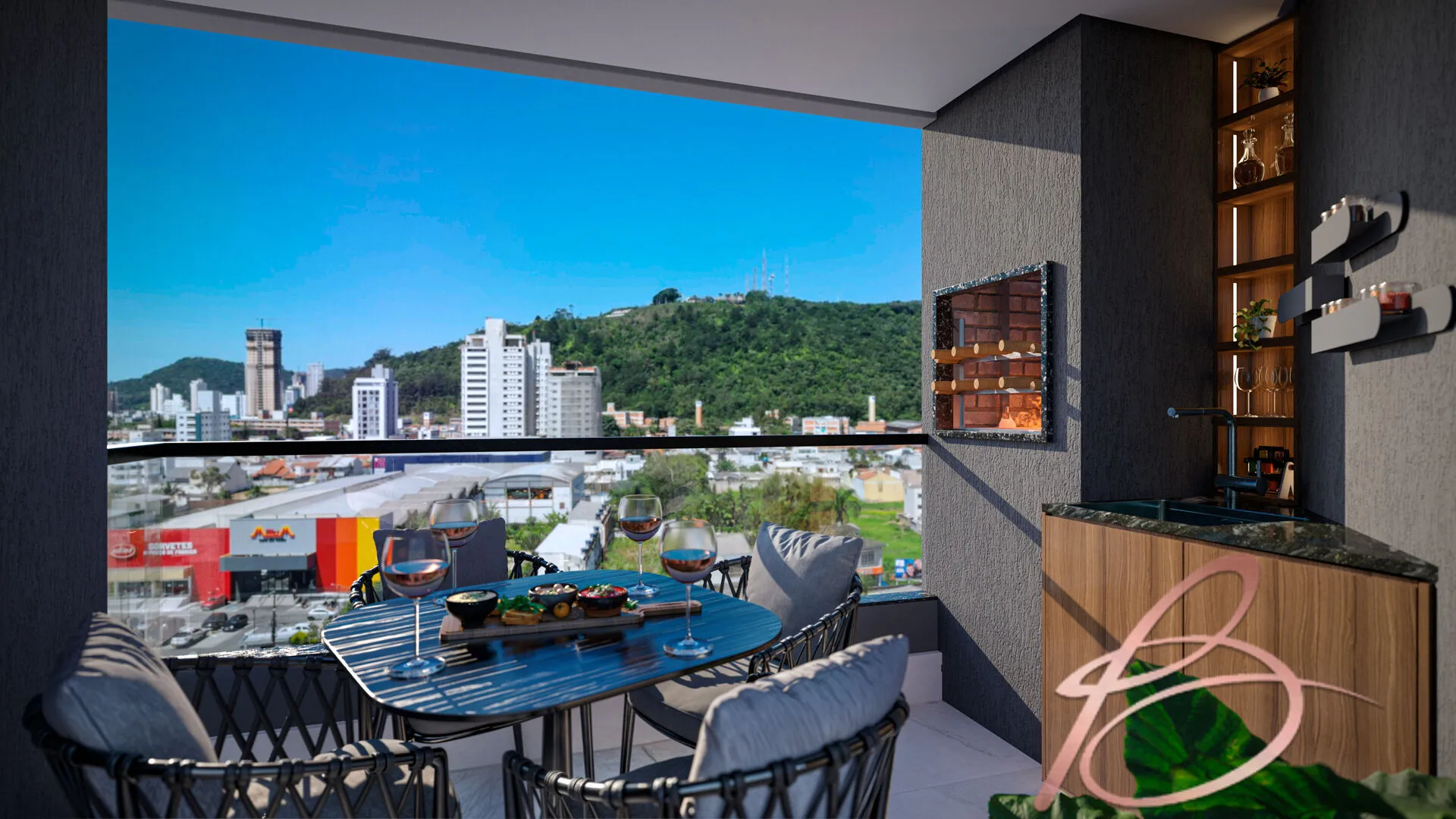 Imagem Cobertura Duplex com 3 suítes 2 vagas e terraço com espera pra jacuzzi,