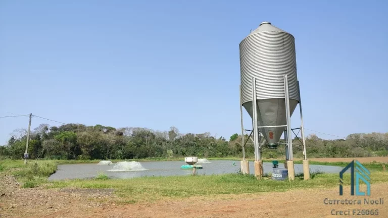 Foto do imóvel Sítio Produtivo de 5 alqueires, 7 tanques, em São Miguel do Iguaçu PR