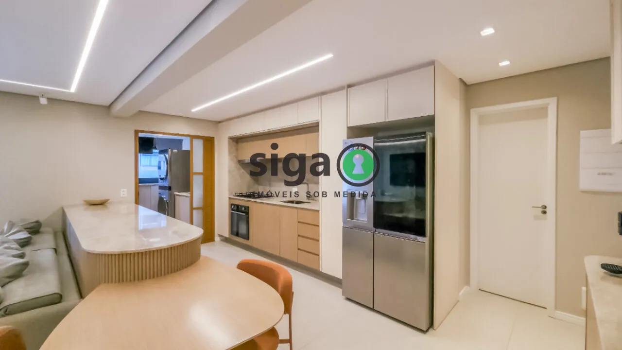 Imagem Apartamento no Brooklin, 149m², 3 suítes, varanda gourmet, 2 vagas, alto padrão, pronto