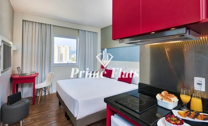 Foto do imóvel Flat disponível para venda no Mercure Jundiai, com 22m², 1 dormitório e 1 vaga de garagem em Avenida Nove de Julho