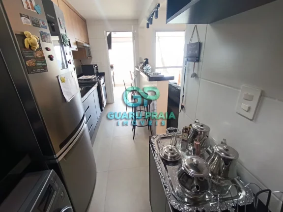 Imagem Apartamento 2 dormitorios sacada gourmet vista mar