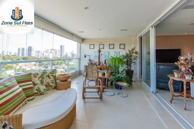 Imagem Apartamento Alto Padrão à Venda No Campo Belo Com 3 Suítes e 3 Vagas - Varanda Gourmet
