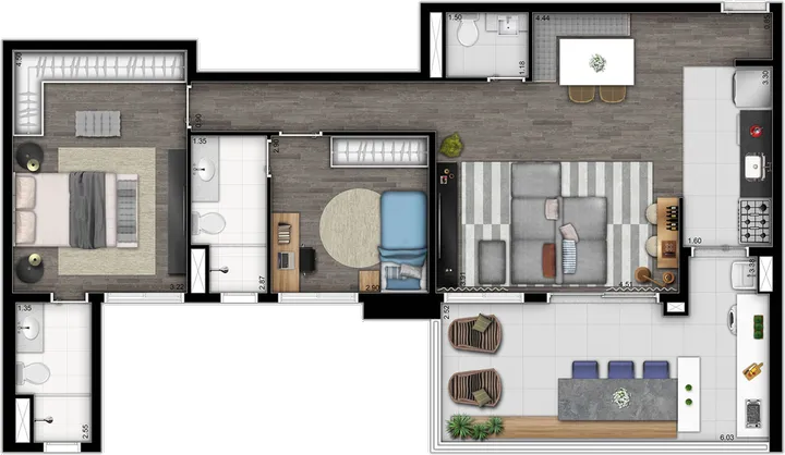 Imagem Apartamento com 3 Quartos à Venda, 89 m² em Tatuapé - São Paulo