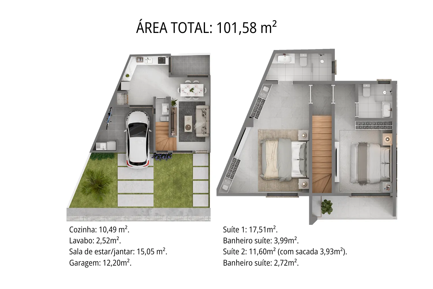 Imagem Duplex à venda em Torres, Igra Sul, com 2 quartos, 99.62m2