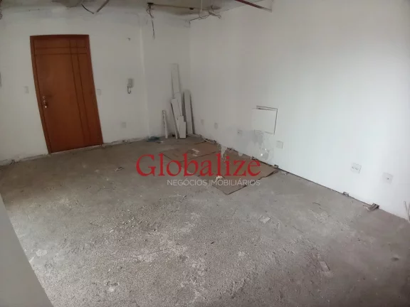 Imagem Sala comercial para venda em santos com 1 vaga de garagem, varanda e sala de reuniões por R$277.000,00