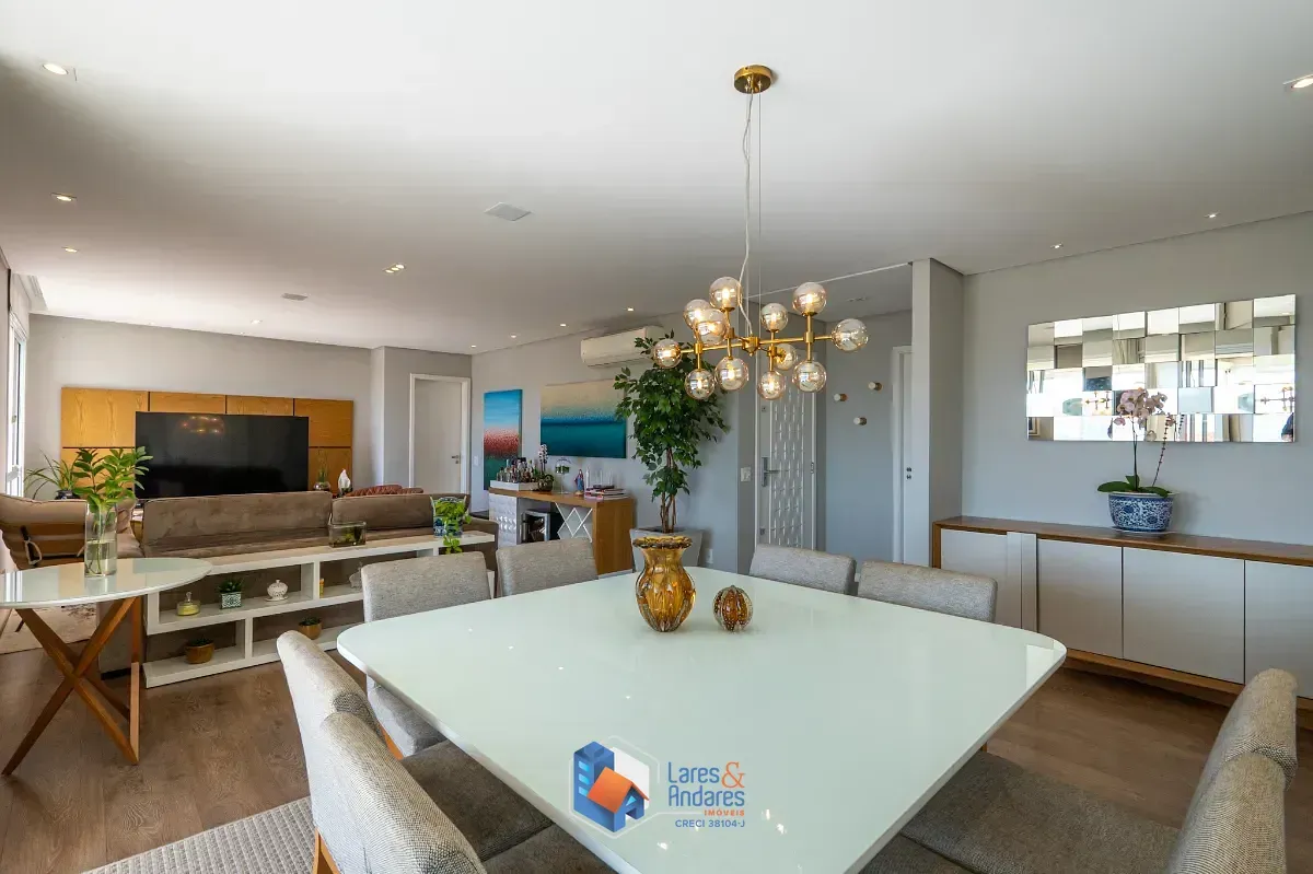 Imagem Apartamento para venda em Vila Romana com 3 quartos, sendo 3 suítes, 162m²