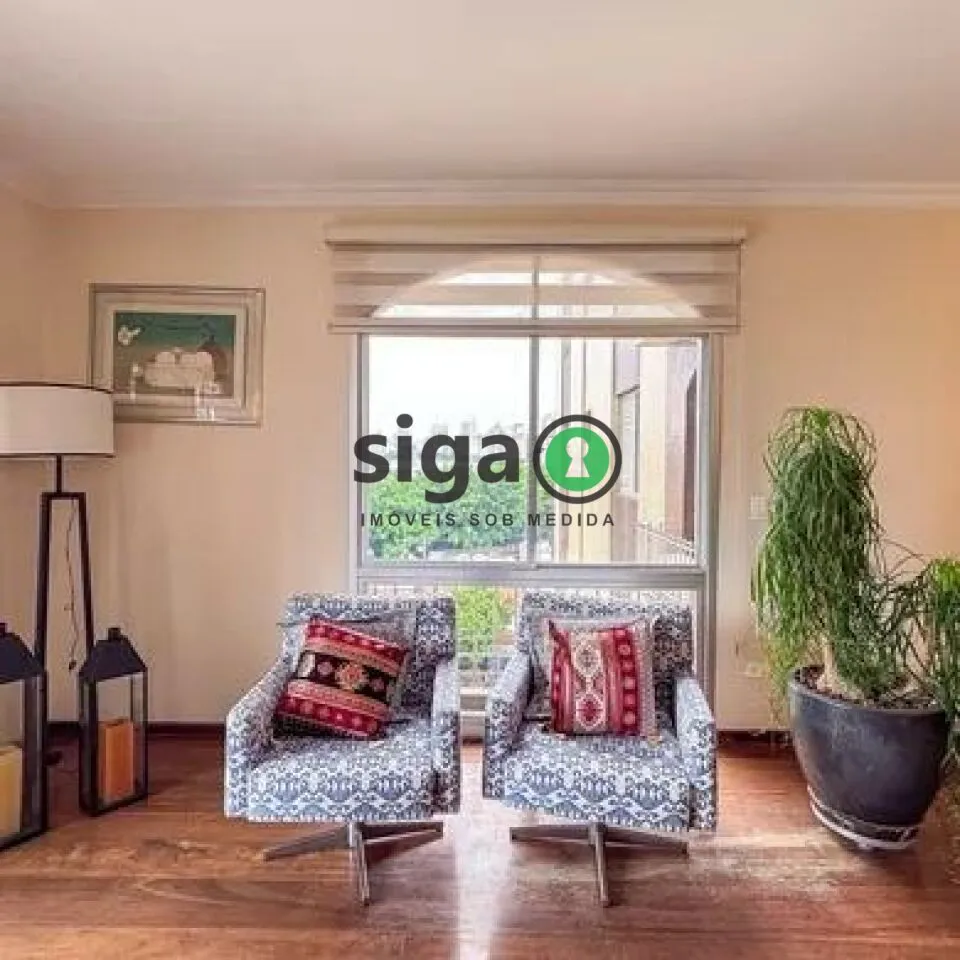 Imagem Apto para locação em Pinheiros com 165m², 4 quartos sendo 1 suíte, Mobiliado