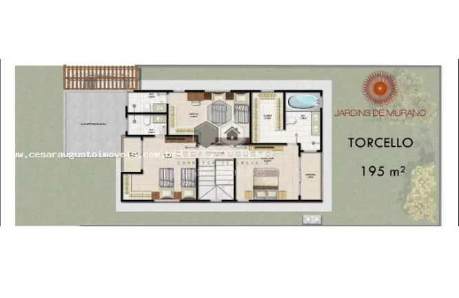 Imagem Jardins de Murano - Casas duplex em Alto Padrão no Eus?(C)bio