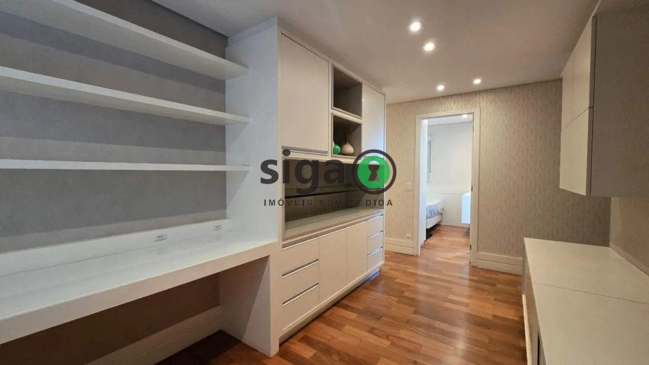 Imagem Brooklin - 198 m² - Andar Alto - 3 Suítes - Varanda Gourmet - Quadra de Tênis