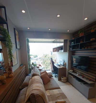 Imagem Apartamento à venda na Vila Dom Pedro I com 1 quarto, 1 banheiro, 1 vaga, 45m² de área.