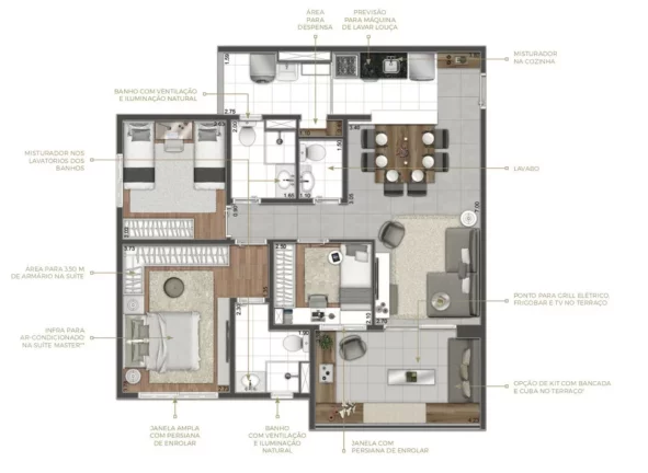Imagem APARTAMENTO RESIDENCIAL em São Paulo - SP, Santo Amaro