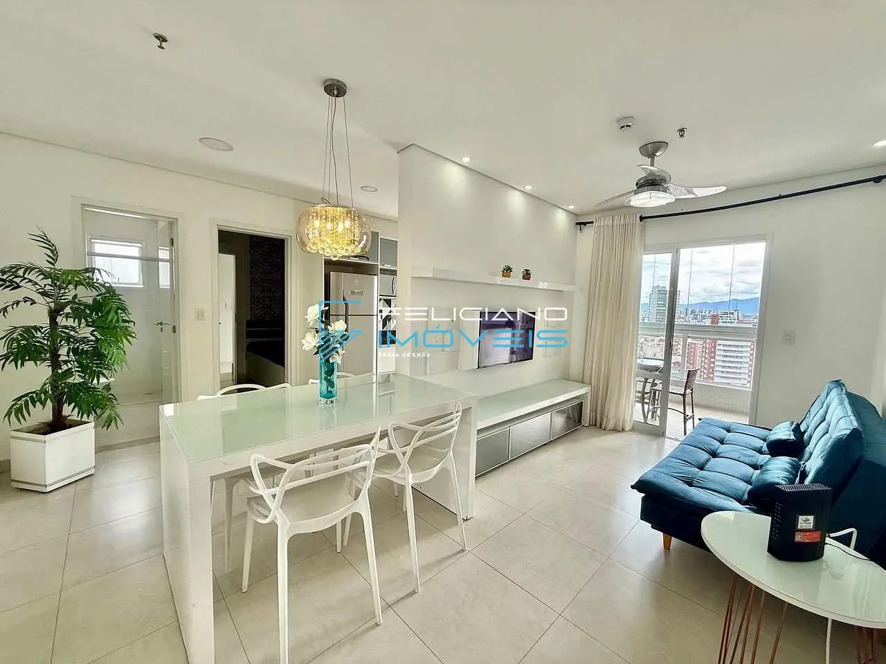 Imagem Apartamento com 1 quarto, Boqueirão, Praia Grande - R$ 550 mil, Cod: 7451