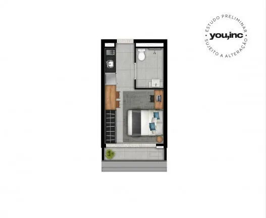 Imagem Apartamento com 1 Quarto à Venda, 36 m² em Consolação - São Paulo