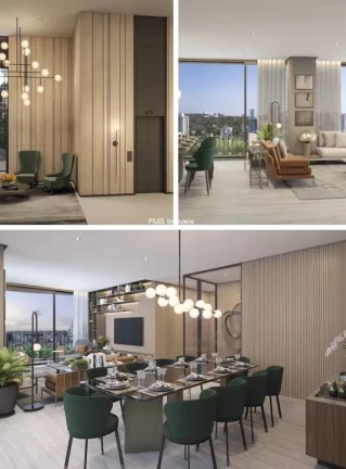 Imagem Apartamento de luxo no Jardim Paulista: 3 quartos, 3 suítes, 3 salas, 4 banheiros, 3 vagas de garagem, 201m². Venda em SP.