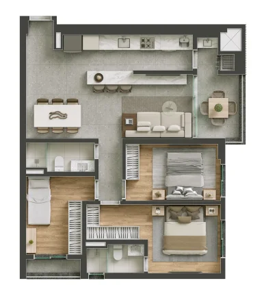 Imagem Apartamento em América - Joinville SC