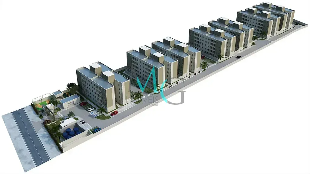 Imagem Apartamento à venda 2 Quartos 1 Vaga 44.75M² Cosmos Rio de Janeiro - RJ | Jardim das Amoreiras