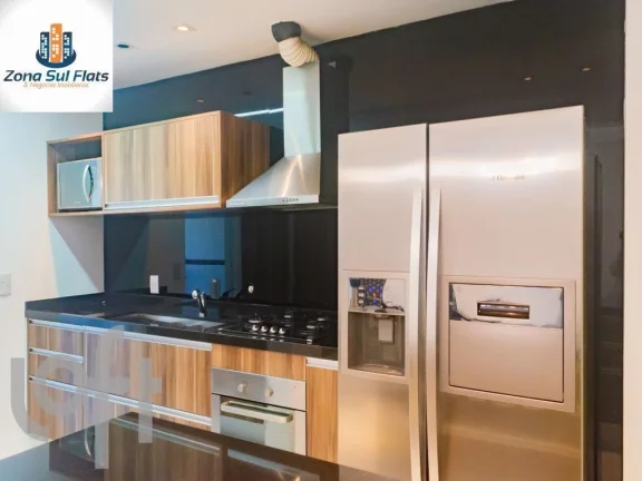 Imagem Apartamento à Venda No Brooklin Com 2 Dormitórios e 2 Vagas - Mobiliado
