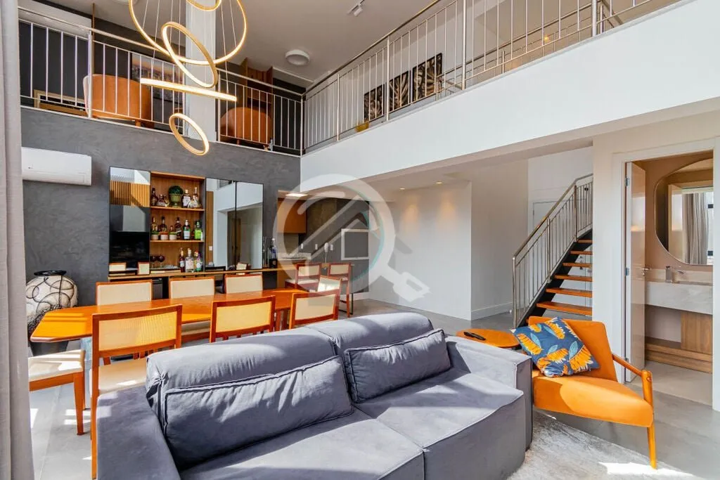 Imagem Apartamento Duplex de luxo de 182 m², 3 dormitórios sendo 2 amplas suítes e 3 vagas de garagem no...