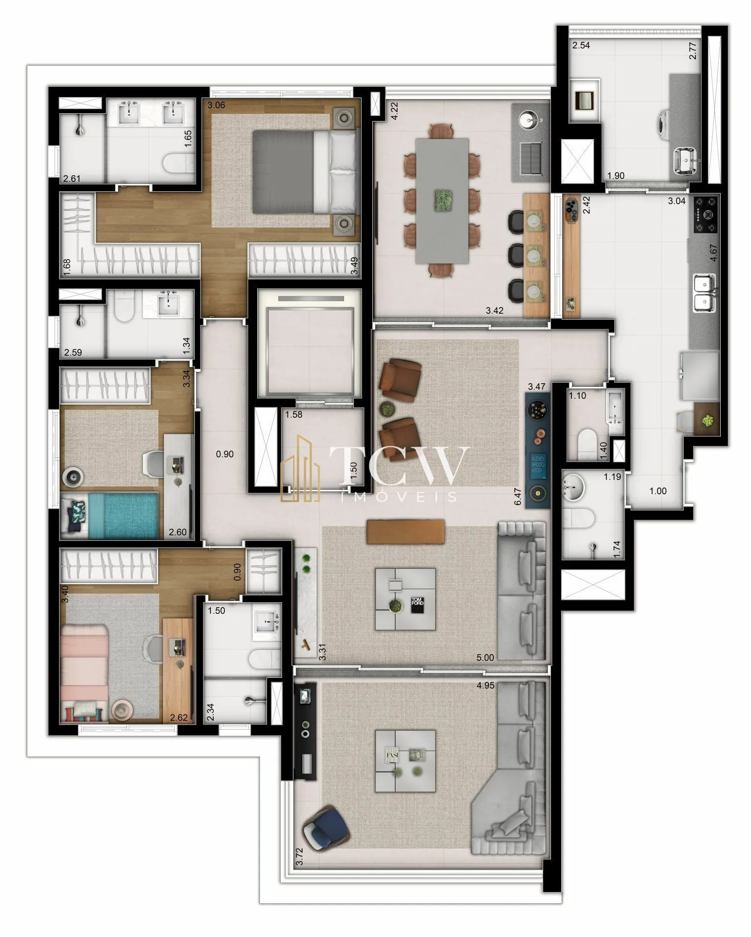 Imagem Apartamento para venda no Vila Clementino - Arte Arquitetura - Tcw Imóveis