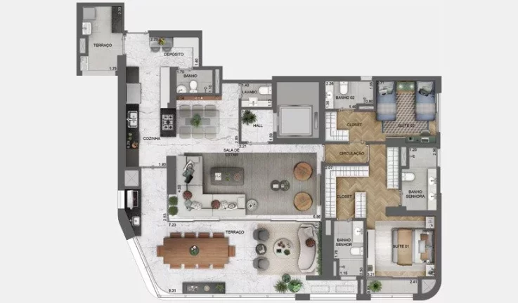 Imagem APARTAMENTO RESIDENCIAL em São Paulo - SP, Chácara Santo Antônio (Zona Sul)