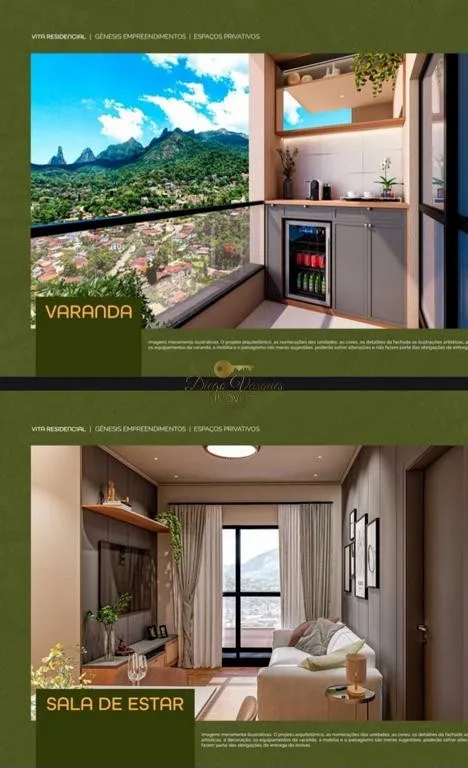 Imagem Apartamento para Venda em Teresópolis / RJ no bairro Alto