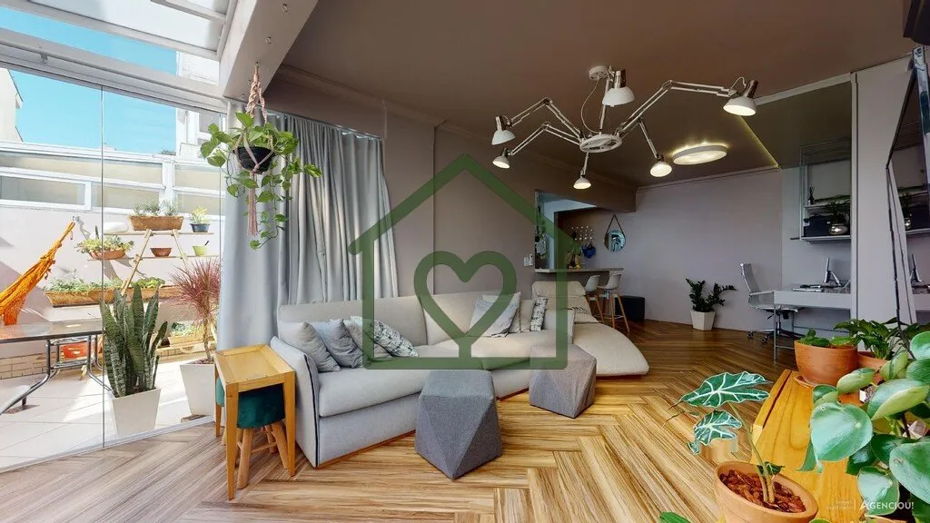Imagem Amplo apartamento de 100,16 m² distribuídos em uma planta muito sofisticada. O imóvel conta com 2...