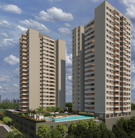 Foto do imóvel ATMO - BILD: 2 Apartamentos de 67m² com 2 Dormitórios, 1 Suíte e Varanda Gourmet em PARQUE MORUMBI, VOTORANTIM - SP