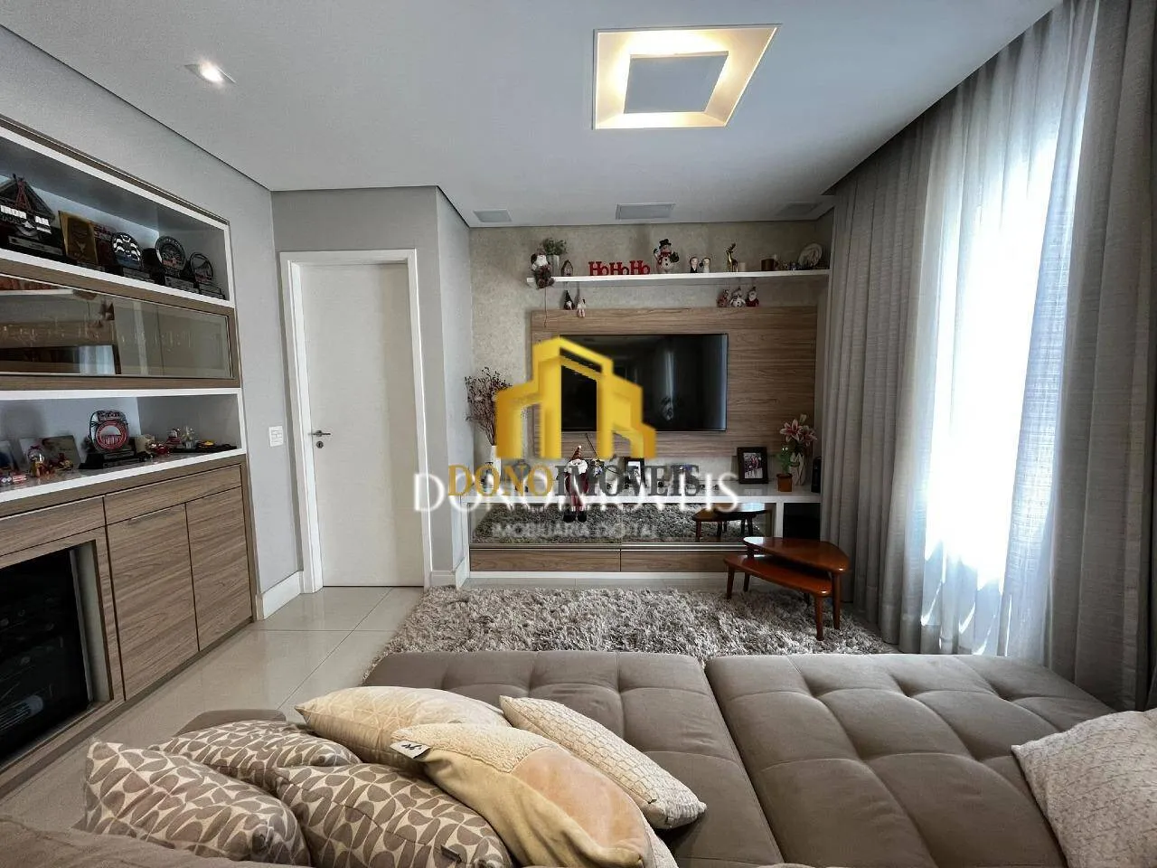 Imagem Apto venda 3 dorm vista piscina, 123m Cond Domo Life Centro SBC SP