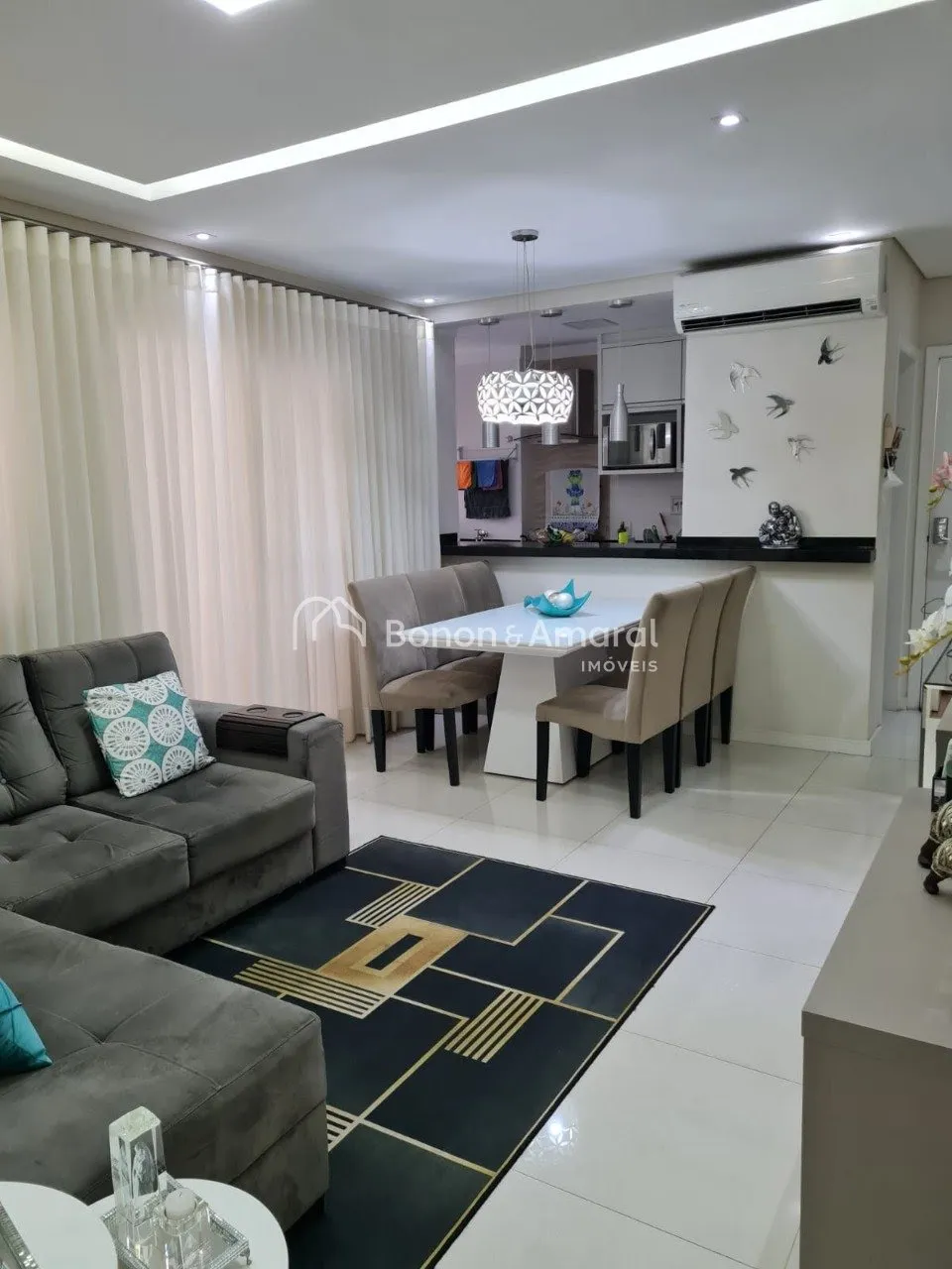 Imagem Apartamento com 84 m² e 3 quartos, no Mansões Santo Antônio - Campinas/SP.