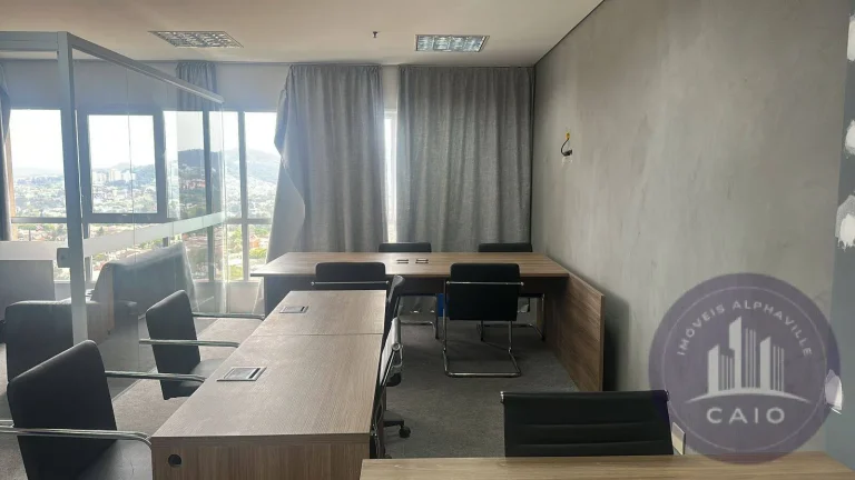 Imagem Sala mobiliada com 53 m² para aluguel por R$ 5.000,00 - Alphaville/SP
