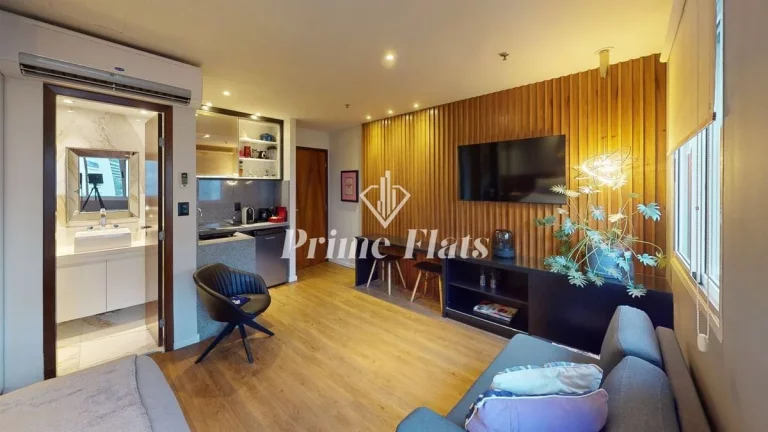 Imagem Flat disponível para venda no Wyndham São Paulo Paulista, com 27m², 1 dormitórios e 1 vaga