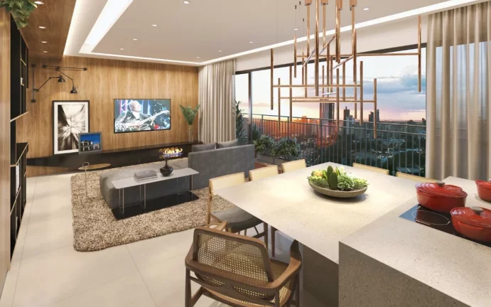 Imagem Duplex à venda em Campo Grande, Jardim dos Estados, com 2 quartos, 111,3m2