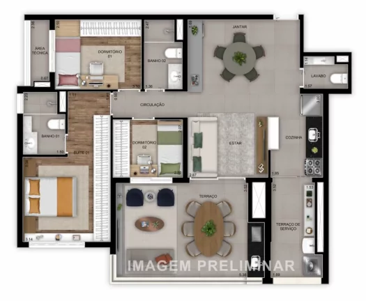 Imagem MADRE 914 - DIÁLOGO - Studio de 38m² (NR), próximo ao Mooca Plaza Shopping e à CPTM!